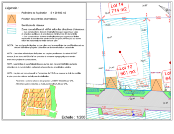 Lot 10 + cadastre