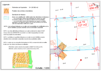 Lot 15 + cadastre