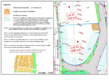 Lot 22 + cadastre